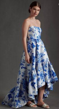 Mestiza Georgiana Dress in Sapphire & White NWT Size 14